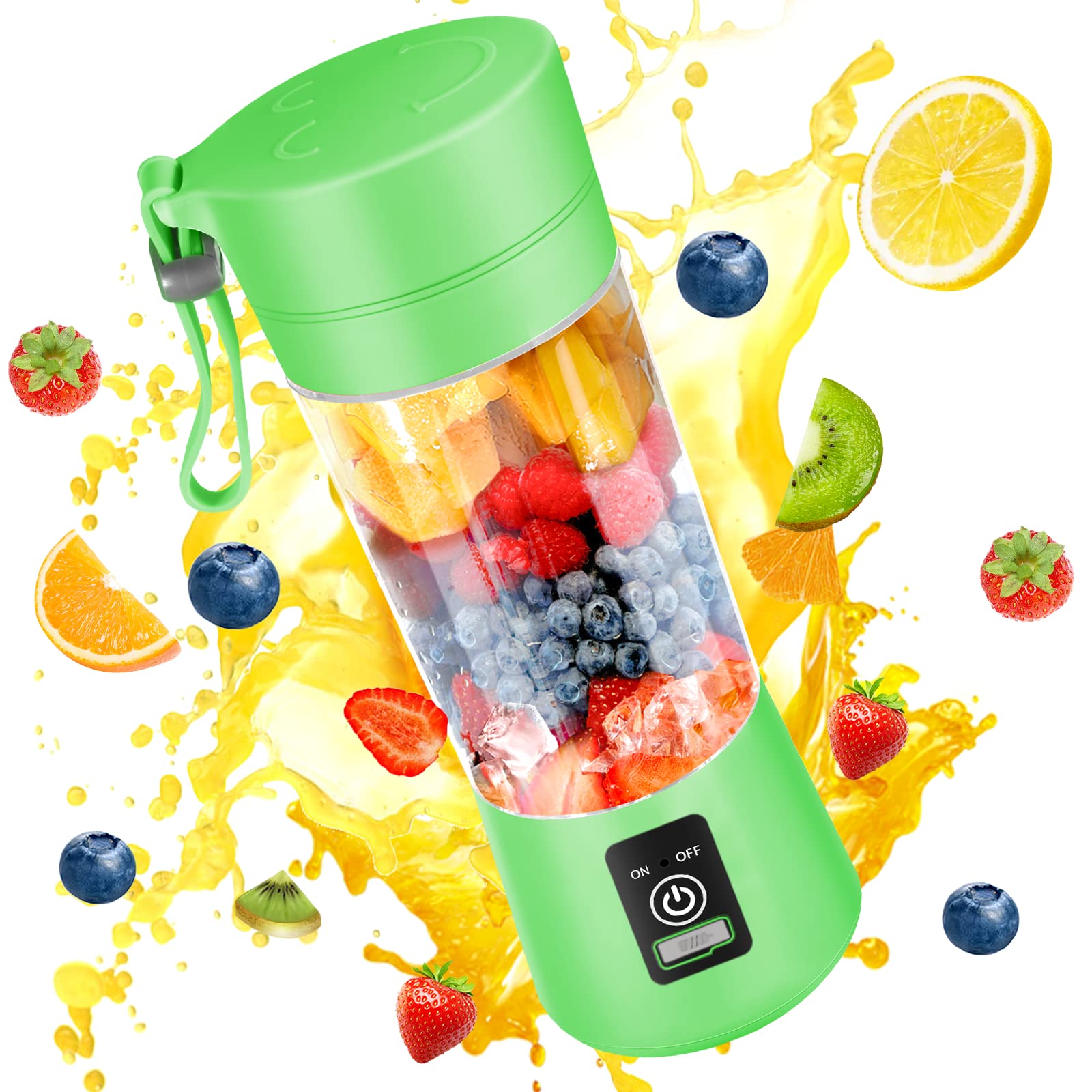 Portable Blender Usb Rechargeable - Portable Mini Electric Juicer 380ml Handheld