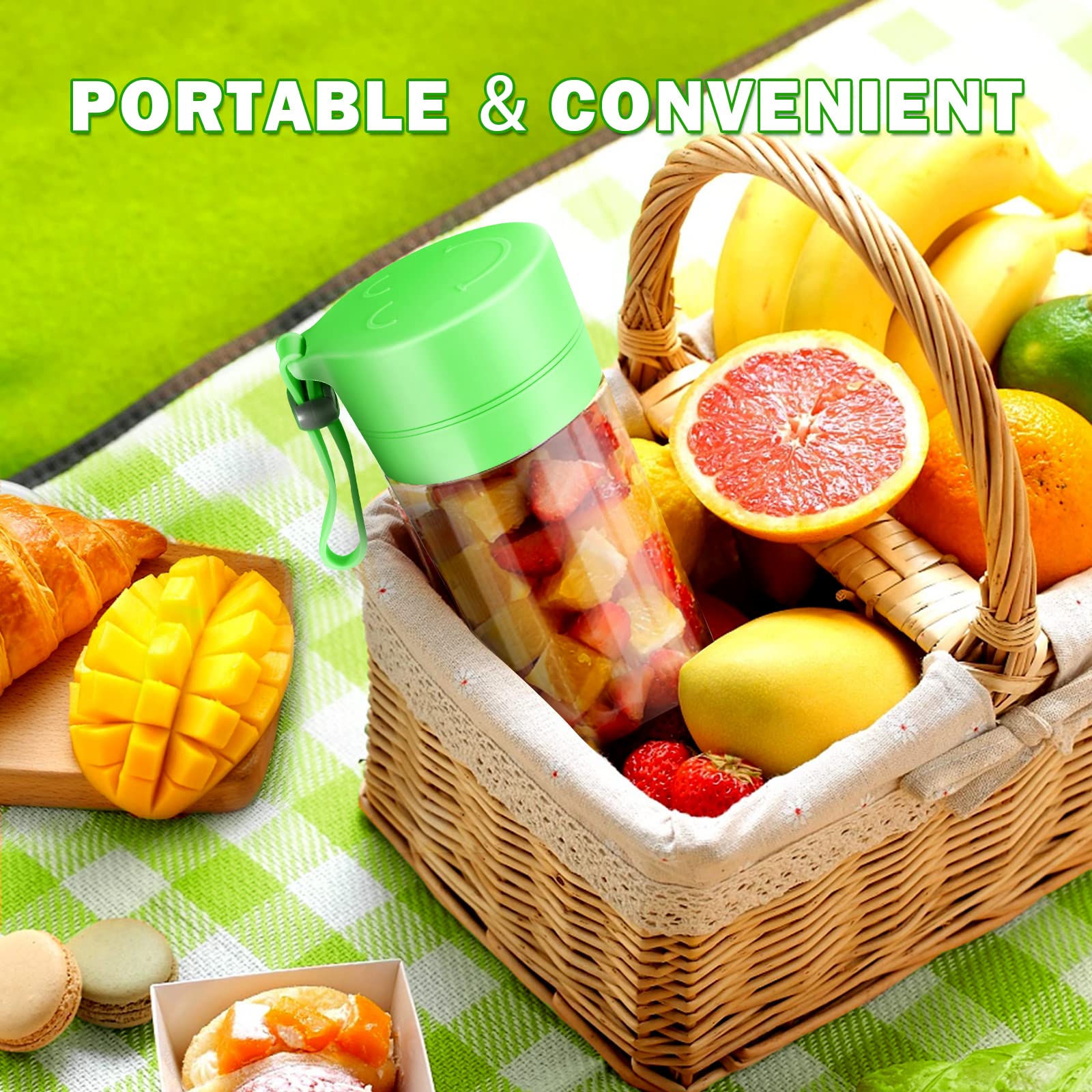 Portable Mini Electric Juicer  - đánh giá và giá Portable Blender Usb Rechargeable