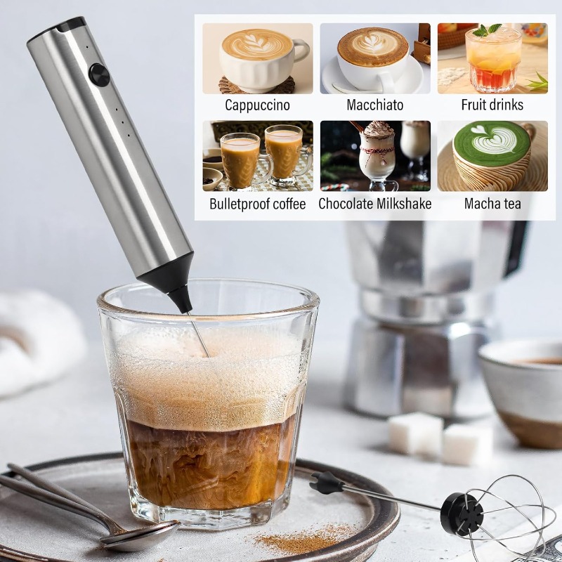 Rechargeable Electric Whisk US - đánh giá và giá Portable Blender Usb Rechargeable
