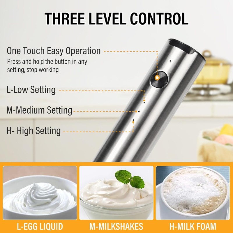 Rechargeable Electric Whisk US - đánh giá và giá Portable Blender Usb Rechargeable