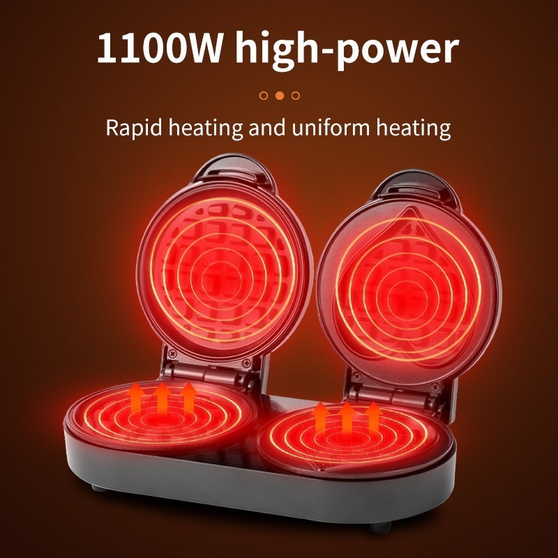 110V Double Plate Waffle Maker - đánh giá và giá Mini Waffle Maker Machine