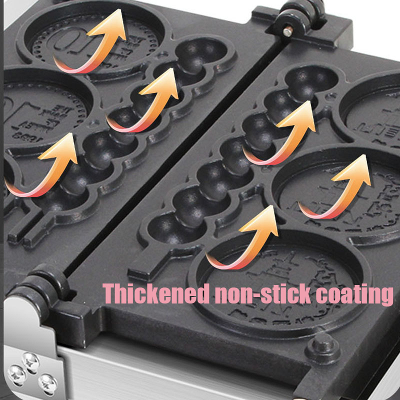 4-hole 110V/220V Non-stick Rou - đánh giá và giá Mini Waffle Maker Machine