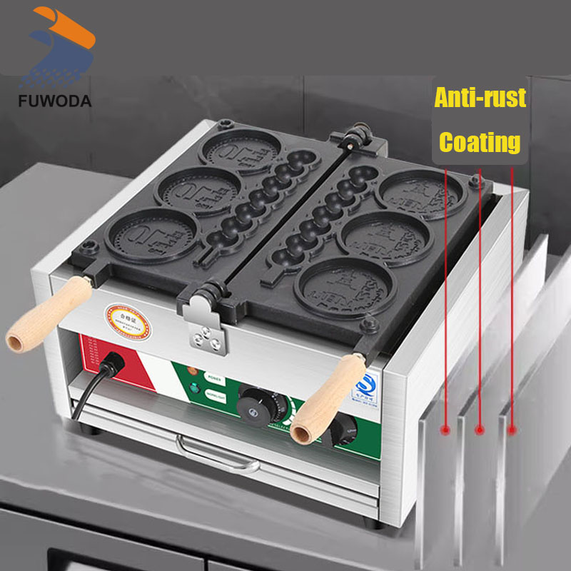 4-hole 110V/220V Non-stick Rou - đánh giá và giá Mini Waffle Maker Machine